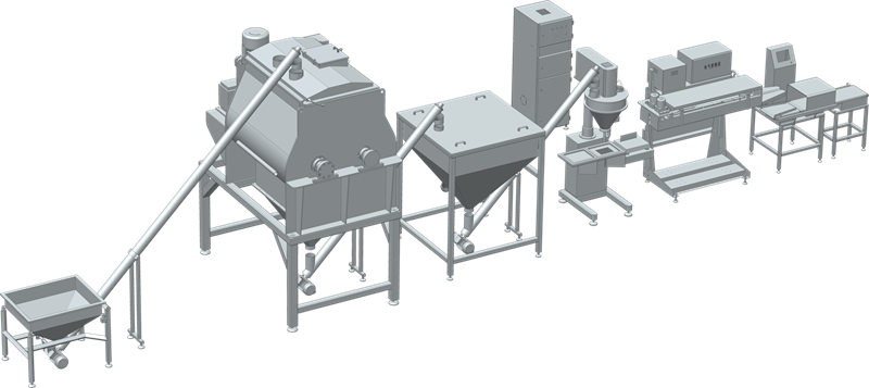 混料包装生产线